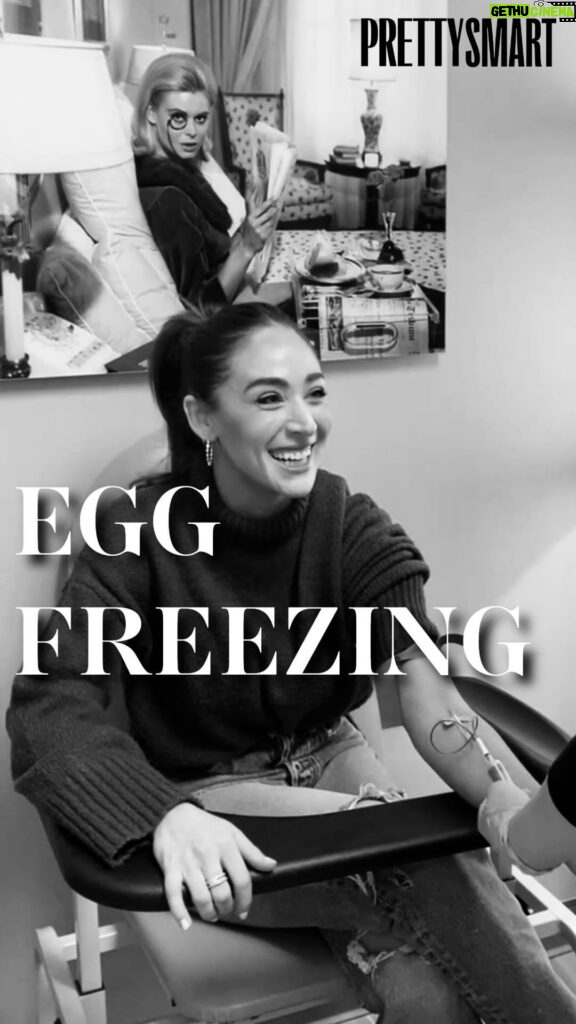 Danielle Robay Instagram - You were with me for 13 days as I froze my eggs. This is how it turned out! Checkout a new episode of #PRETTYSMART today for the FULL rundown of my experience + an interview with fertility experts Colleen Cassidy Coughlin who are the mother-daughter duo behind @ovaeggfreezing •why I decided to freeze my eggs •pros and cons •things I wish I would have known •tips for before/during/after •the results I got, how many eggs etc. •Understanding peak fertility and the ideal timing for egg freezing •How to optimize your chances of getting pregnant later in life •Tips for improving the quality and health of eggs •How many eggs do you need? Chicago, Illinois