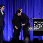 Danny Ramirez Instagram - Surreal night for Fanboy. I was honored to speak to an absolutely talent packed house at the very end of the night, directly after speeches by Steven Spielberg, Michelle Yeoh and Colin Farrell… and what did I say? After blacking out for 4 minutes it ended along the lines of… and the best film award goes to TOP GUN: MAVERICK! Then I handed off the best film award to a couple legendary friends… 🤯 Concluding a beautiful night celebrating a year of unbelievable films. Congratulations to the entire @topgunmovie and @paramountpics family ❤️