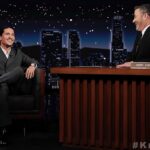 Danny Ramirez Instagram - Me and my best friend Jimmy talking Top Gun: Maverick, leaping from buildings, landing Jets and I forgot what else cause I blacked out. Thanks for having me @jimmykimmellive #topgunmaverick