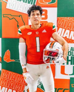 Danny Ramirez Instagram - After careful consideration and discussions with my family. I’ve decided to use my last two years of collegiate eligibility and commit to the University of Miami. I’m coming home. Time to trade my Fanboy helmet for a Hurricane one. Let’s ride.