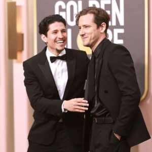 Danny Ramirez Instagram - 80th Golden Globes ft. @ysl 
@waydb + @mcdonaldmicah 

A beautiful celebration. Continuously blown away by the work of my peers ❤️
