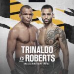 Danny Roberts Instagram - Cat’s out the bag! 💼 👀 I’m all about fun fights and this shit right here… is low-key 🔥 Time for me to go back stateside and fly the flag 🇬🇧🇬🇾 #UFC274 #Arizona #TeamChocolate #UndergroundKing👑