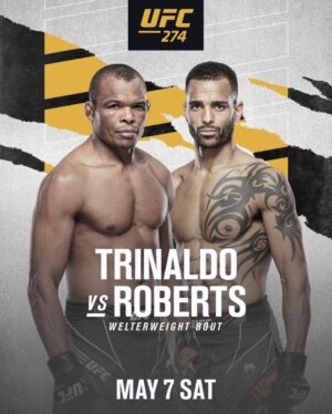 Danny Roberts Instagram - Cat’s out the bag! 💼 👀 

I’m all about fun fights and this shit right here… is low-key 🔥

Time for me to go back stateside and fly the flag 🇬🇧🇬🇾 

#UFC274 #Arizona #TeamChocolate 

#UndergroundKing👑