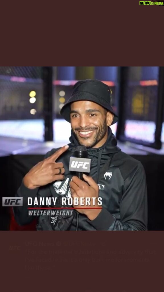 Danny Roberts Instagram - I sat down with UFC.com ahead of the big one this Saturday night @ufc/@ufceurope, have a listen! I'm excited for this one! Tune in at 10pm 16 October on @ufcbtsport for fireworks! 🔥😁 #UFC #UFCEurope #UFCVegas40 #MMA #MixedMartialArts #Fighter #Warrior #Combat #CombatSports #SanfordMMA #JonesWrestling #HKickboxing #LasVegas #TeamChocolate