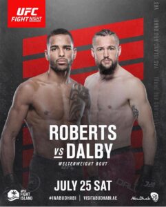 Danny Roberts Instagram - Island boy on the island 🌴👊🏽 #TeamChocolate we go again @ufceurope! 🔥🍫🇬🇧 #UFC #UFCFightIsland3 #UFSEA #UFCEurope #FightIsland #MixedMartialArts #MMA #UKMMA #London #Liverpool #Bristol