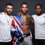 Danny Roberts Instagram - The events in the spotlight have been devastating - even more when you reach the harrowing realisation that this is cyclical (think Mark Duggan, Stephen Lawrence, Sandra Bland, Breonna Taylor and, of course, George Floyd, RIP). However, there’s a narrative that portrays racism as direct and violent but racism is more complex than that. It’s covert. It’s pervasive. It’s systematic. If you realise it or not, it’s expressed across social, political and economic spheres and effects us in many different ways. Black Lives Matter and it should not take the loss of one for people to want to make a change. @chakabars posted something that said when stars are out protesting and blacking out their pages, ask them how many of their managers, publicists, staff and agents are black. Through my own research, one of the ways I believe we can make a change is by including black people in our business endeavours and positively impacting the lives of those who are still with us. Above is my corner at UFC Russia. #TeamChocolate is multicultural (S/O white chocolate @henrihooft) but I was proud to stand next to these black men of merit after that win. To the left is my coach, @coachgjones - 1 of the most successful collegiate wrestlers of all-time and 1 of only 39 people to have achieved 3 NCAA wrestling titles. To the right is my agent @yurijavier - a Solicitor who graduated with a 1st Class Law Degree before becoming a part of my team. I don’t have all the answers but I hope that I and those around me will inspire the next generation to be great and not only aim high but achieve high. I hope that people fight for change when it’s no longer a trend. We must look inwards to our own actions. We can’t do it alone. We need unity. We need equality. We need justice. We need change #BlackLivesMatter. PS we know ALM but all lives aren’t under threat. I came across an analogy to sum it up: “saying All Lives Matter in response to #BlackLivesMatter is like your house being on fire and when the fire service come to spray your house down your neighbour says that all houses in the neighbourhood should be sprayed because all houses matter” if you can’t comprehend that that, go figure ✊🏽🖤