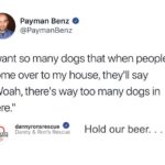 Danny Robertshaw Instagram - 100 🐕 and counting ... . . @paymanbenz <3