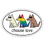 Danny Robertshaw Instagram - OMGoodness what an honor! At Danny & Ron's Rescue, we are huge fans of @teddythedogapparel especially their "Choose Love" designs! We are over the moon to know that our non-profit charity has been chosen to receive 100% of the profits from their PRIDE COLLECTION during the month of June. 🏳️‍🌈 Choose love, all day every day, because love is love! (Link in our bio!)