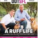 Danny Robertshaw Instagram - “This week’s issue is OUT! Our cover story is highlighting the work of a South Carolina couple who has rescued a whopping 14,000 dogs since 2005.” #Thank you to OutSFL for their story about Danny Robertshaw, and Ron Danta, written by Michael Anguille!