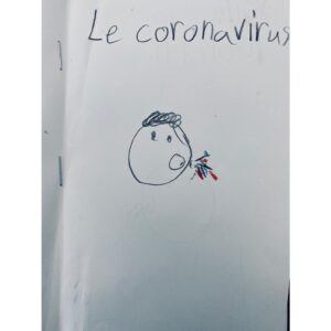 Dany Boon Instagram - Le covid19 expliqué par ma fille. 
Faites un tour sur www.protegetonsoignant.com, c’est pour la bonne cause !
#protegetonsoignant