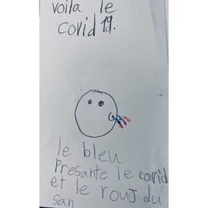 Dany Boon Instagram - Le covid19 expliqué par ma fille. 
Faites un tour sur www.protegetonsoignant.com, c’est pour la bonne cause !
#protegetonsoignant