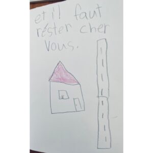 Dany Boon Instagram - Le covid19 expliqué par ma fille. 
Faites un tour sur www.protegetonsoignant.com, c’est pour la bonne cause !
#protegetonsoignant