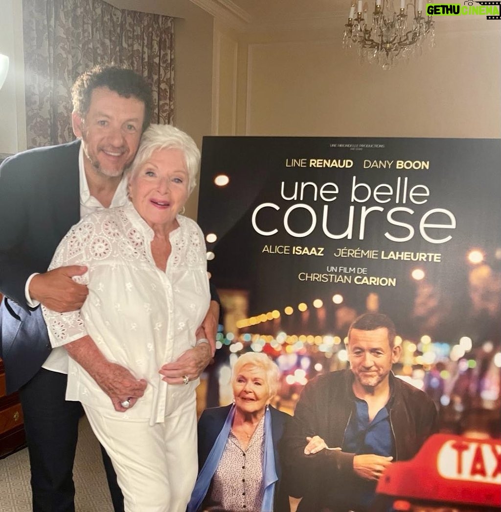 Dany Boon Instagram - Dans Une belle course, le très beau film de Christian Carion, Line Renaud est tout simplement bouleversante ! ❤️ #unebellecourse