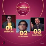 Dany Boon Instagram - Oh vingt de Diousse! Quelle belle surprise ! Un podium de comiques! Merci pour tous vos adorables messages !