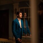 Darshan Raval Instagram - Just looking like a…😉😉💙 Surat see you in few hours now..super excited 🫰✨ Jacket and trousers @nm_design_studio Shoes :- @rarerabbit_in Styled by:- @epoch_by_karan 📸 @dushyantravaldz