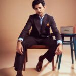 Darshan Raval Instagram - Big Surprise Tomorrow 5pm BE READY 🌈 Bespoke suit and shirt by:- @tenassi Conceptualised and styled by:- @epoch_by_karan Photographer:- @dieppj