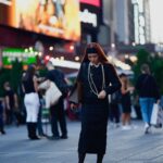 Darya Timoshenko Instagram - Lady Dasha in NY 🕰️ @totti.outfits Times Square, New York City