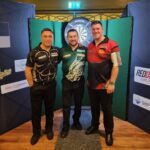 Daryl Gurney Instagram – Exhibition-ing with @gerwynpriceiceman180 @jonnyclay180 🤙🏻🤙🏻🎯🎯