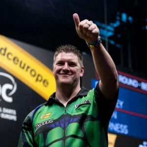 Daryl Gurney Instagram - PDC ET13 QUALIFIER
ROUND TWO RESULT:

DARYL GURNEY 6-3 Ricky Evans

In yet another all-MDA battle, Daryl makes the final round of qualifying.

A 152 checkout the highlight for Gurney, as both averaged over 91.

Rusty-Jake Rodriguez or Darren Webster next.