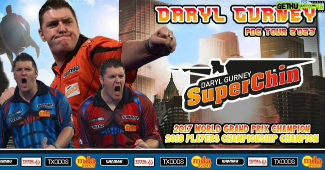 Daryl Gurney Instagram - I'm in Hildesheim this weekend for two Players Championship events, and two Euro Tour qualifiers. I'm hoping to build on my recent good form, and to produce some strong results. Thank you for your support, and to: @txoddsofficial @totalhire @winmauofficial