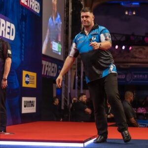 Daryl Gurney Instagram - Quarter finals day at the Matchplay in Blackpool, and I'm up against my good friend Joe Cullen in the first match of the session.

Looking forward to getting back on the big stage, and I'll be looking to carry on my good form so far this week 🤞🏻

Should be walking on around 8:15pm UK time.

Massive thanks for the support, it's much appreciated.

@txoddsofficial 
@totalhire 
@winmauofficial