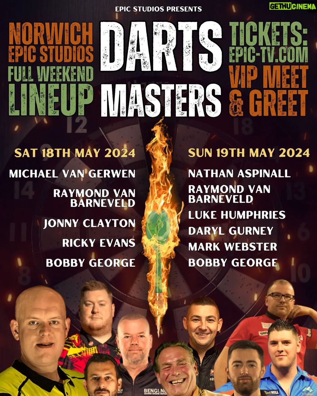 Daryl Gurney - 626 Likes - Tickets for this are going fast!
Should be an amazing weekend of darts.
I'm playing on the Sunday, where limited tickets now remain!
Get them here:
https://dartshop.tv/norwich/