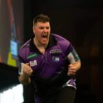 Daryl Gurney Instagram - It was another tough one last night, especially against Ricky. Delighted to make it through. The kiss wasn't bad too I suppose😂 On to another difficult one against Chizzy tomorrow. I'm up for the fight. Thanks so much for your amazing support, and to: @carquay @weekendoffender @winmauofficial