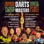 Daryl Gurney Instagram - Looking forward to this! I'll be in Norwich next May, alongside some massive names in the sport. You can be there too! Tickets available here: https://epic-tv.com/events/event/darts-masters/