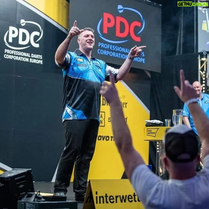 Daryl Gurney Instagram - PDC PLAYERS CHAMPIONSHIP 27 ROUND ONE DARYL GURNEY 6-5 Nick Fulwell NINE DART DARYL!!! In a match where he never had the lead until the final leg, Daryl nails a nine dart finish in the last leg to make round two!! A 97.58 average for Superchin. Unbelievable scenes!!