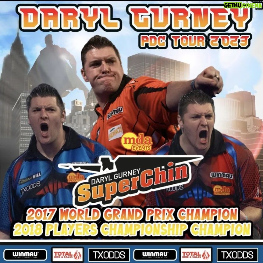Daryl Gurney Instagram - It's the first of four Pro Tour events in Barnsley for me today. Looking forward to the challenge, and feeling good about where my game is at. Thanks as ever for the support. @txoddsofficial @totalhire @carquay @winmauofficial