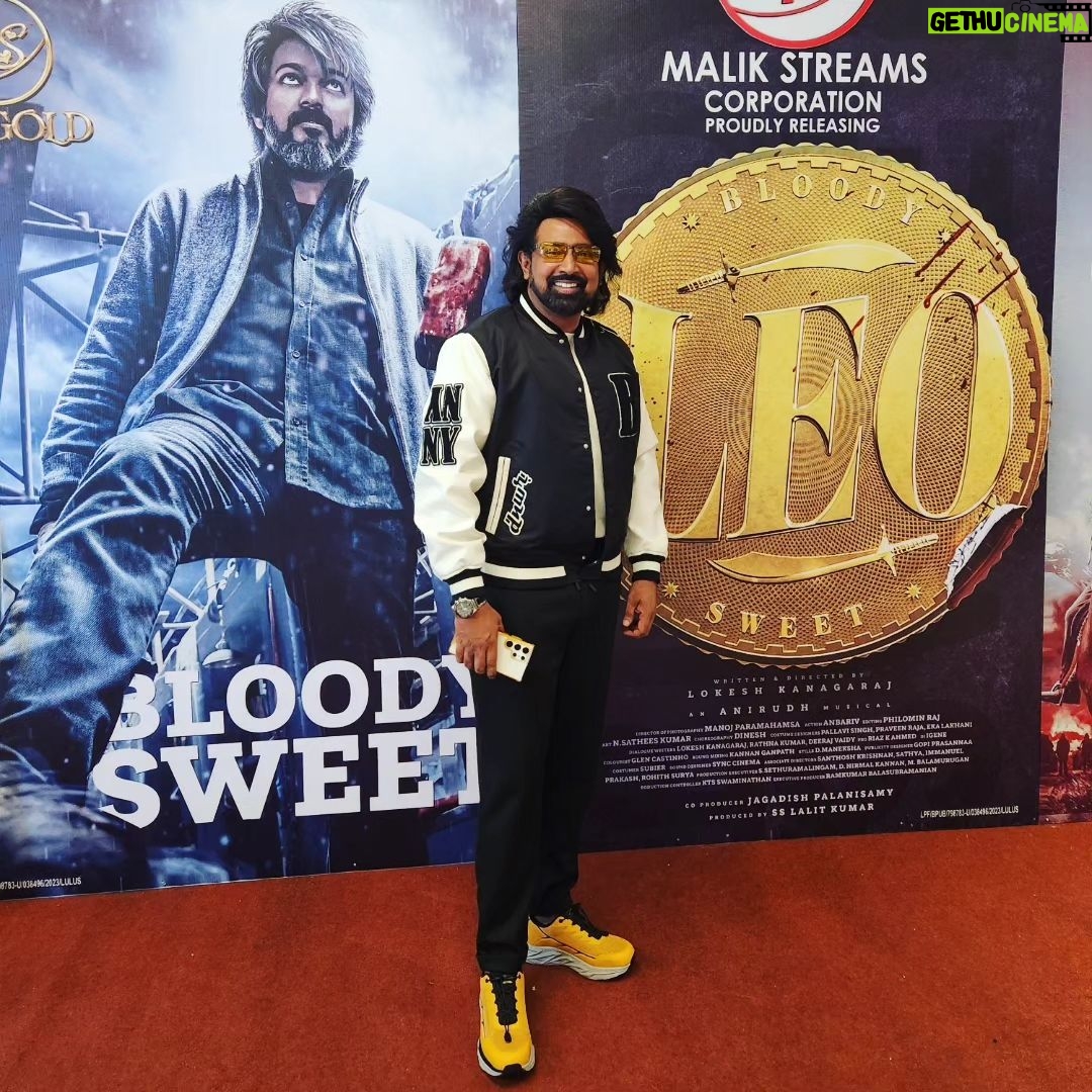 Dato Sri G Gnanaraja Instagram - Attended #LEO Movie Premiere by @malikstreams #19October2023 #LEOwithMalikStreams🔥 @7_screenstudio @jagadish_palanisamy @datoabdulmalik #Thalapathy @actorvijay sir @lokesh.kanagaraj @anirudhofficial @trishakrishnan @duttsanjay @arjunsarjaa @gauthamvasudevmenon @priyawajanand @sonymusic_south #DSG #GOLD #RAJA #DatoSriG #CapitalG #G #டிஎஸ்ஜி #கோல்ட் #ராஜா #டத்தோஸ்ரீஜி Pavilion Cinema