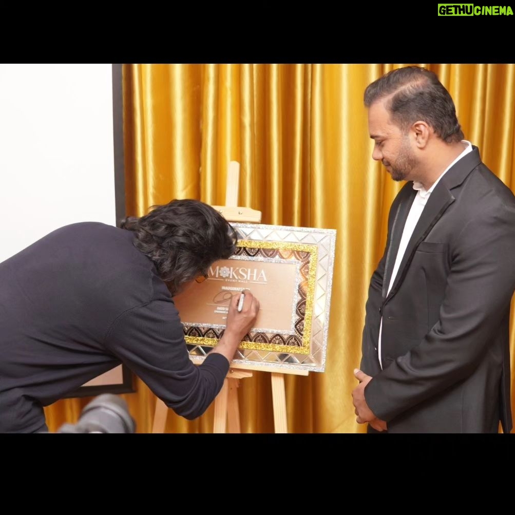 Dato Sri G Gnanaraja Instagram - Officiated the inauguration opening ceremony and grand launching of Moksha Event Hall @moksha.eventhall at Cyberjaya on 30th September 2023. My heartiest congratulations to the Founder & Managing Director of @moksha.eventhall a very successful young entrepreneur @deeban88 @allinall.restaurant