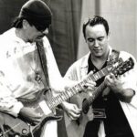 Dave Matthews Instagram - Dave & the legendary Carlos Santana #davematthews #dmb #davematthewsband #carlossantana