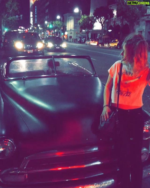 Daveigh Chase Instagram - Bout to steal the '51 bel air "the hot one" #chevrolet Hollywood Walk of Fame