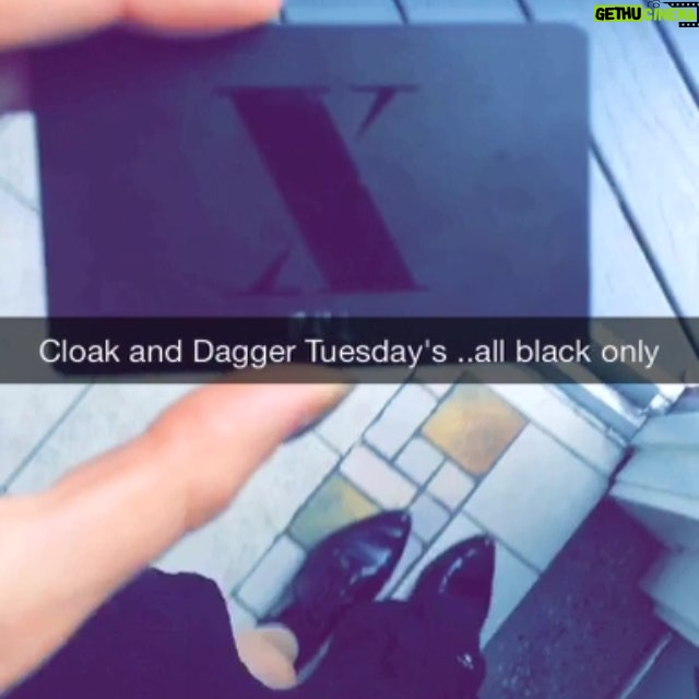 Daveigh Chase Instagram - Black on Black on Black @xcloakanddaggerx @adambravin see u soon 👯💀