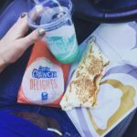 Daveigh Chase Instagram – Grilled stuft Nacho +Mountain Dew freezer + cap’n crunch delights = party in my mouth guaranteed #whynot