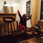 Daveigh Chase Instagram – Having a moment, just knocked over @ohmygodrey bookshelf. The usual.