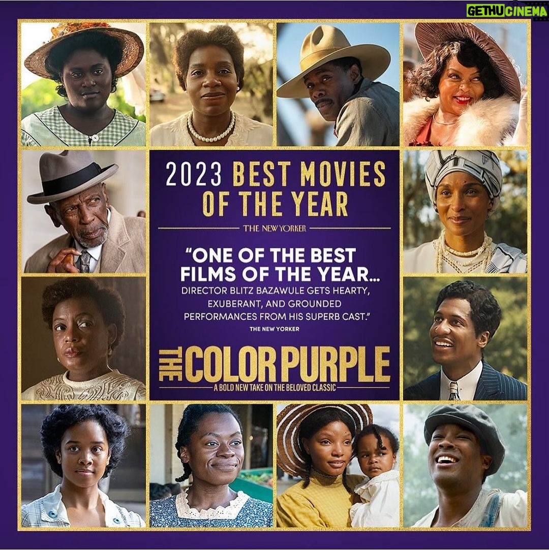 David Alan Grier Instagram - They talkin bout us! #TheColorPurpleMovie 💜