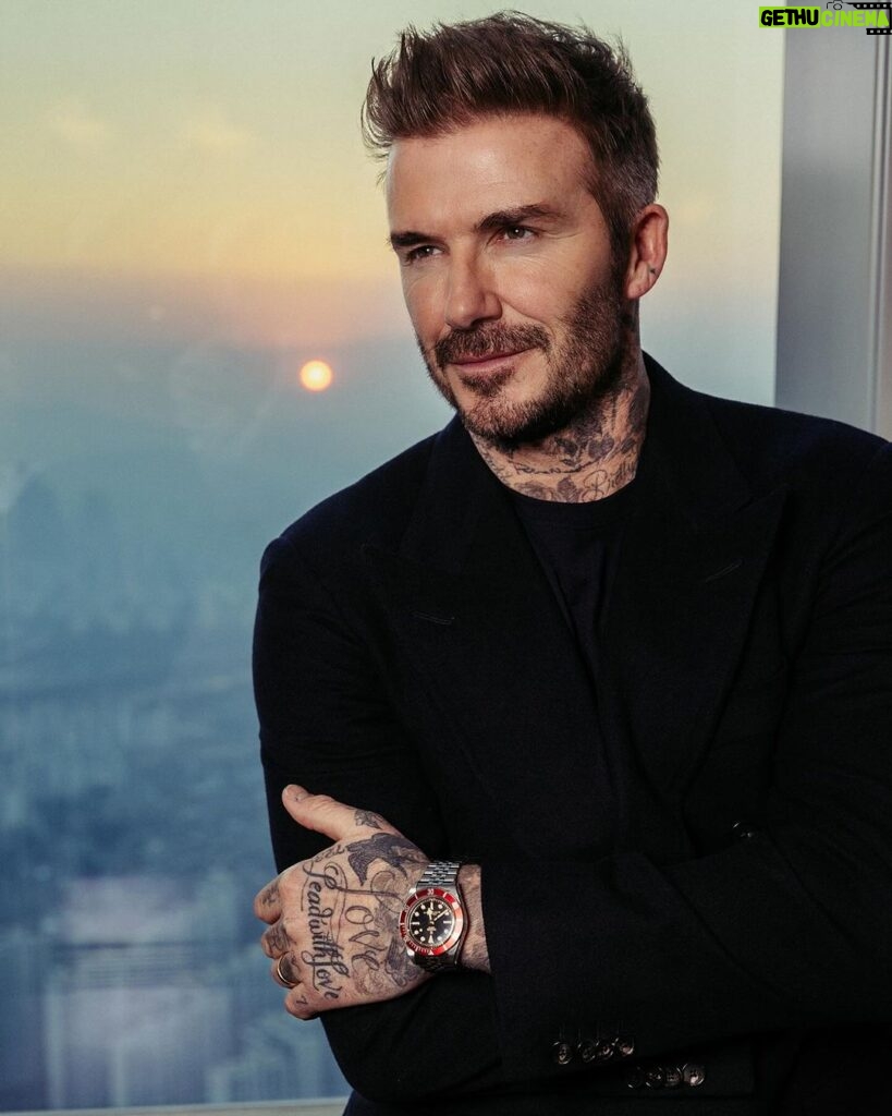 David Beckham Instagram - Timeless memories ❤️🖤 @tudorwatch