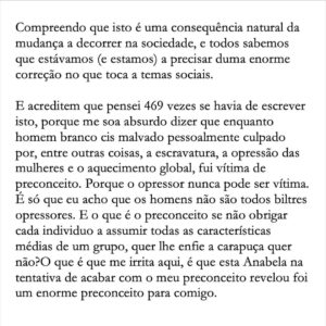 David Cristina Instagram - A propósito da Anabela que interrompeu o espectáculo dos Comedy Therapy ontem.