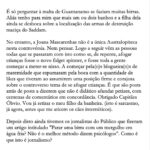 David Cristina Instagram - A propósito da Joana Mascarenhas e waterboarding de crianças.