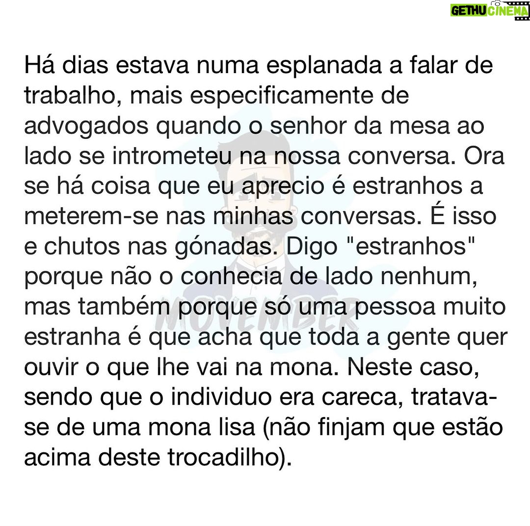 David Cristina - 448 Likes - Para todos os Abéis deste mundo. (Lá porque estamos no #Movember não vou só falar bem dos machos)