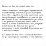 David Cristina Instagram - A propósito da Anabela que interrompeu o espectáculo dos Comedy Therapy ontem.