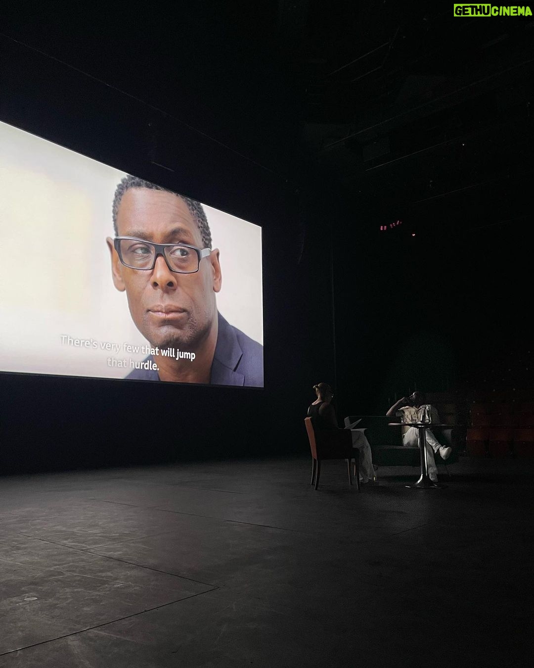 David Harewood Instagram - @davidharewood x @sheffdocfest There have been so many talks over the years but this one, focusing on David’s documentary work was edited and curated so beautifully at The Crucible by the @bbc Ideas team and led by the brilliant Chi Chi Izundu. 💫