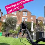 David Harewood Instagram - Time to get on it.💪🏾 #intervaltraining #battleropes