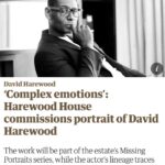 David Harewood Instagram - Engaging with this hasn’t been easy but it’s importance outweighs the discomfort. Hope to create space for conversation and bring on change. Looking forward to the unveiling in September.👊🏾 #harewoodhouse #missingportraits