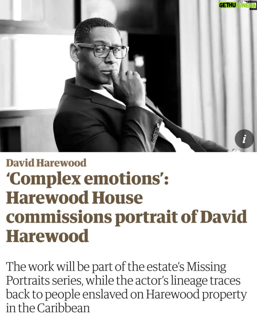 David Harewood Instagram - Engaging with this hasn’t been easy but it’s importance outweighs the discomfort. Hope to create space for conversation and bring on change. Looking forward to the unveiling in September.👊🏾 #harewoodhouse #missingportraits