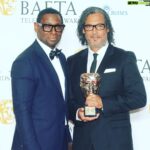 David Harewood Instagram - A BAFTA weekend! @munyachawawa #davidolusoga #baftas