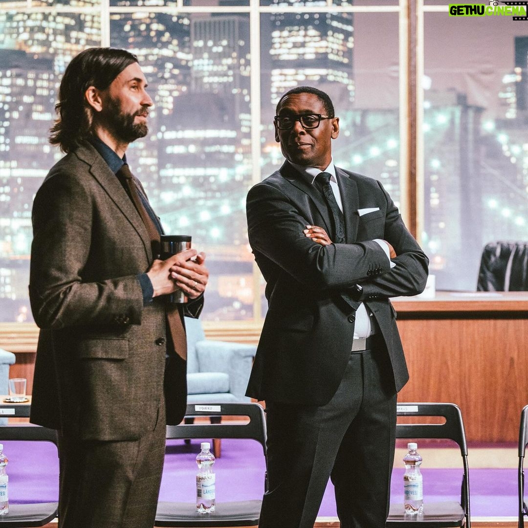 David Harewood Instagram - A break with Wake. @ilkkavilli_official #alanwake2 #mrdoor 📸Tiia Ohman