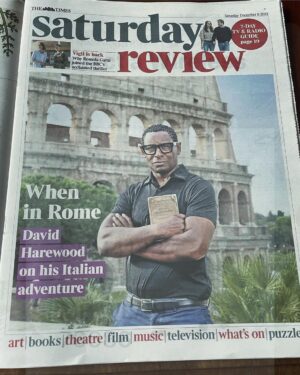 David Harewood Instagram - Extra, Extra! Read all about it!!
Fabulous piece in today's Times featuring our first ever production as Co producers Dickens in Italy!!
@sabinaharper @section52films @benedettapinelli @skyarts